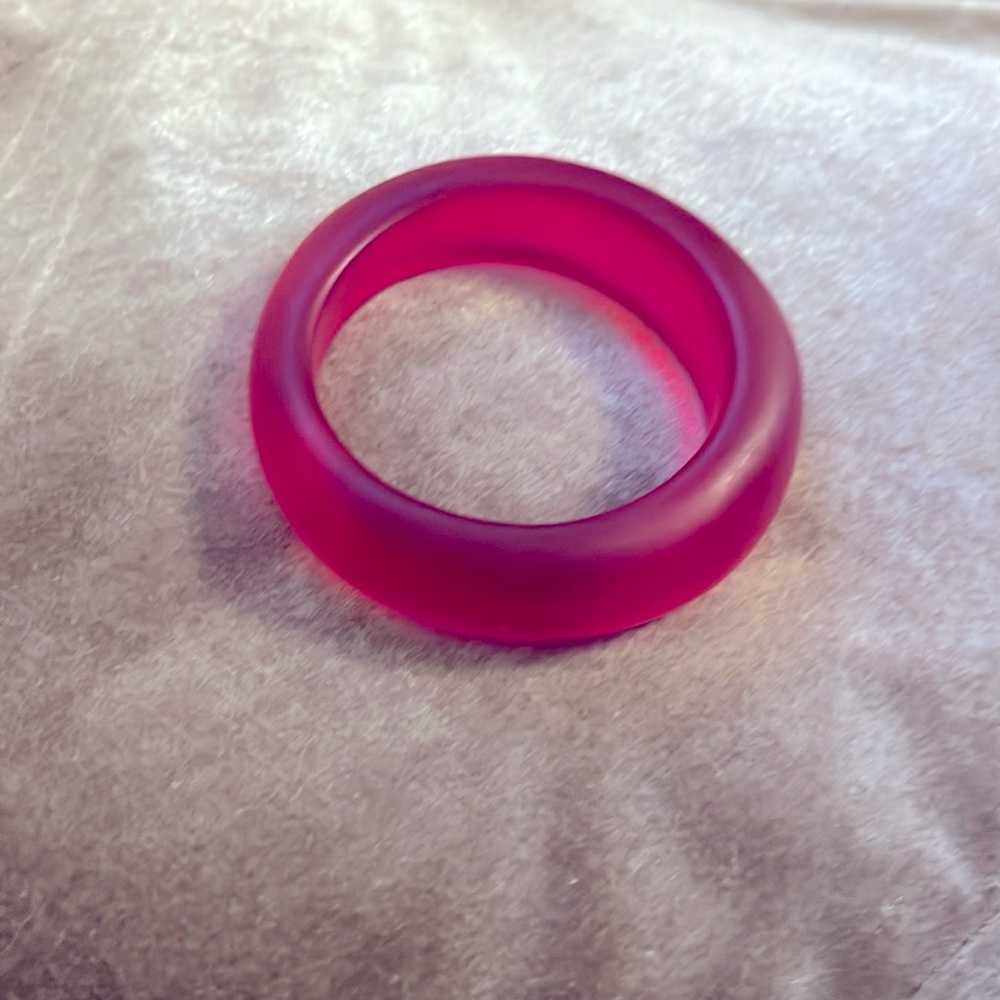 Statement Pink Frosted Bracelet